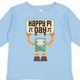 thumbnail image 4 of Inktastic Happy Pi Day Robot Math Class Boys or Girls Long Sleeve Toddler T-Shirt, 4 of 5