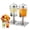Double-headed Silver, variant on Danolapsi 4.4 Gallon Beverage Dispenser with Ice Core,Stainless Steel Large Cold Drink Dispenser with Stand,Spigot & Drip Tray,Iced Beverage Drink Dispenser for Lemonade,Iced Tea,Juice,Parties,Weddin