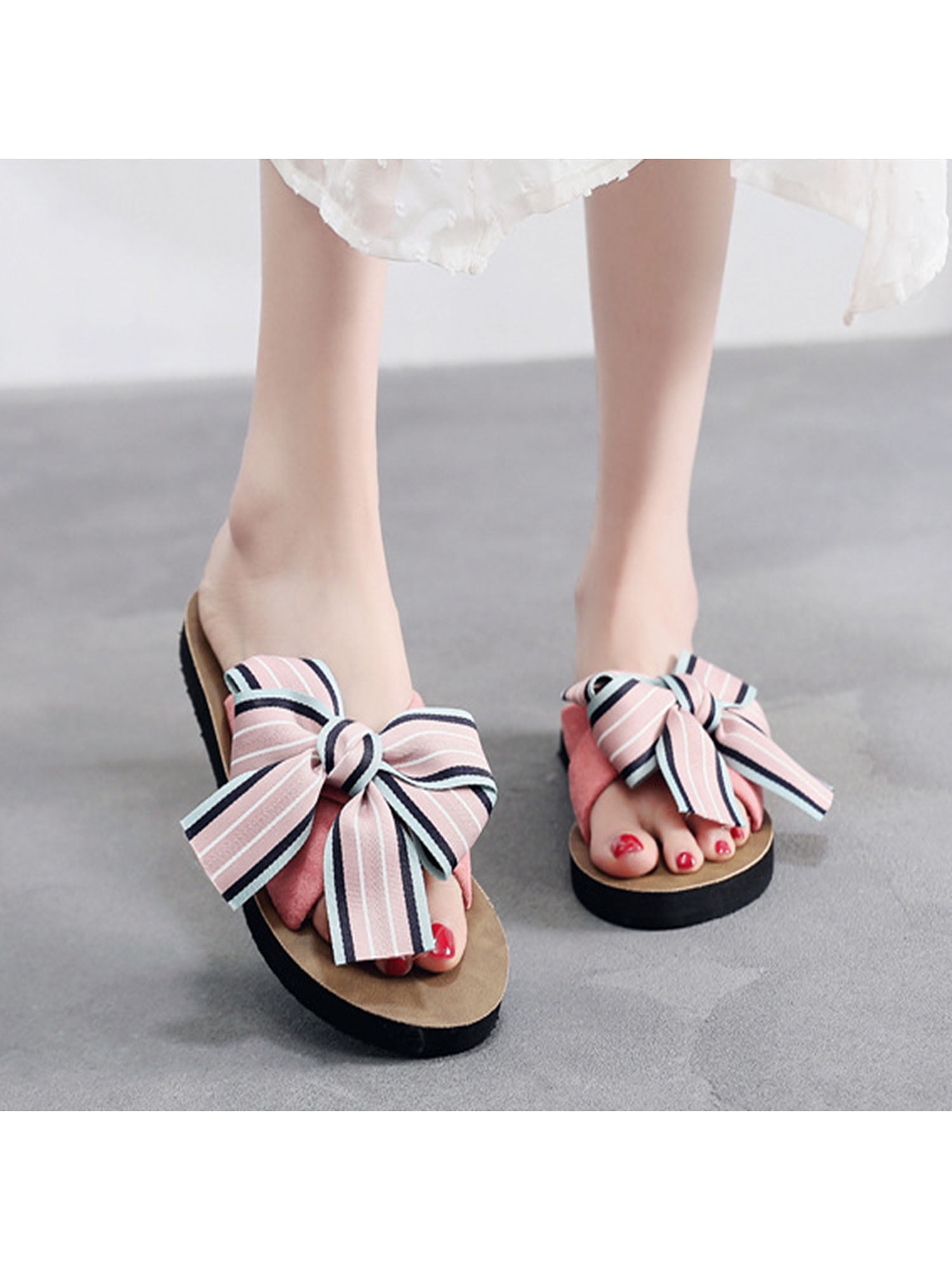 Passarella Platform Sandals striped pattern casual look Shoes Sandals Platform Sandals 