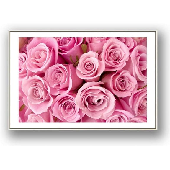 IDEA4WALL Framed Canvas Wall Art Rose Flowers Floral Picture Prints for Modern Home Decoration