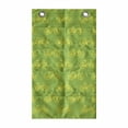 thumbnail image 1 of Bicycle Hanging Pocket Organizer, Illustration of Continuous 2 Wheel Items in Nature Tones Retro Feels, Printed Polyester Storage Bag with Pockets, 21" x 31", Lime Green and Yellow, 1 of 2
