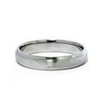 thumbnail image 2 of Beveled & Brushed Wedding Band 14K White Gold, 2 of 2