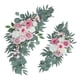 thumbnail image 3 of 2 piezas de flores de arco de boda, decoración de pasillo de boda, hojas rústicas, botín de flores artificiales para centros de mesa para el, 3 of 8