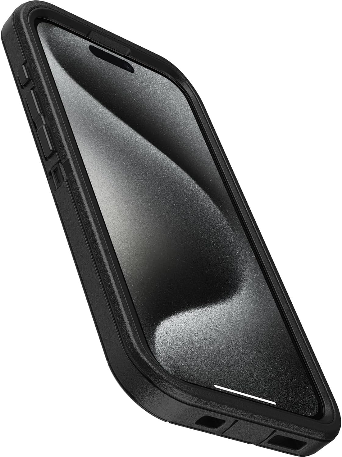 OtterBox iPhone 15 Pro Only - Defender Series Case - Black - Screenless - Rugged & Durable - with Port Protection - Holster Clip Includes - Non-Retail Packaging