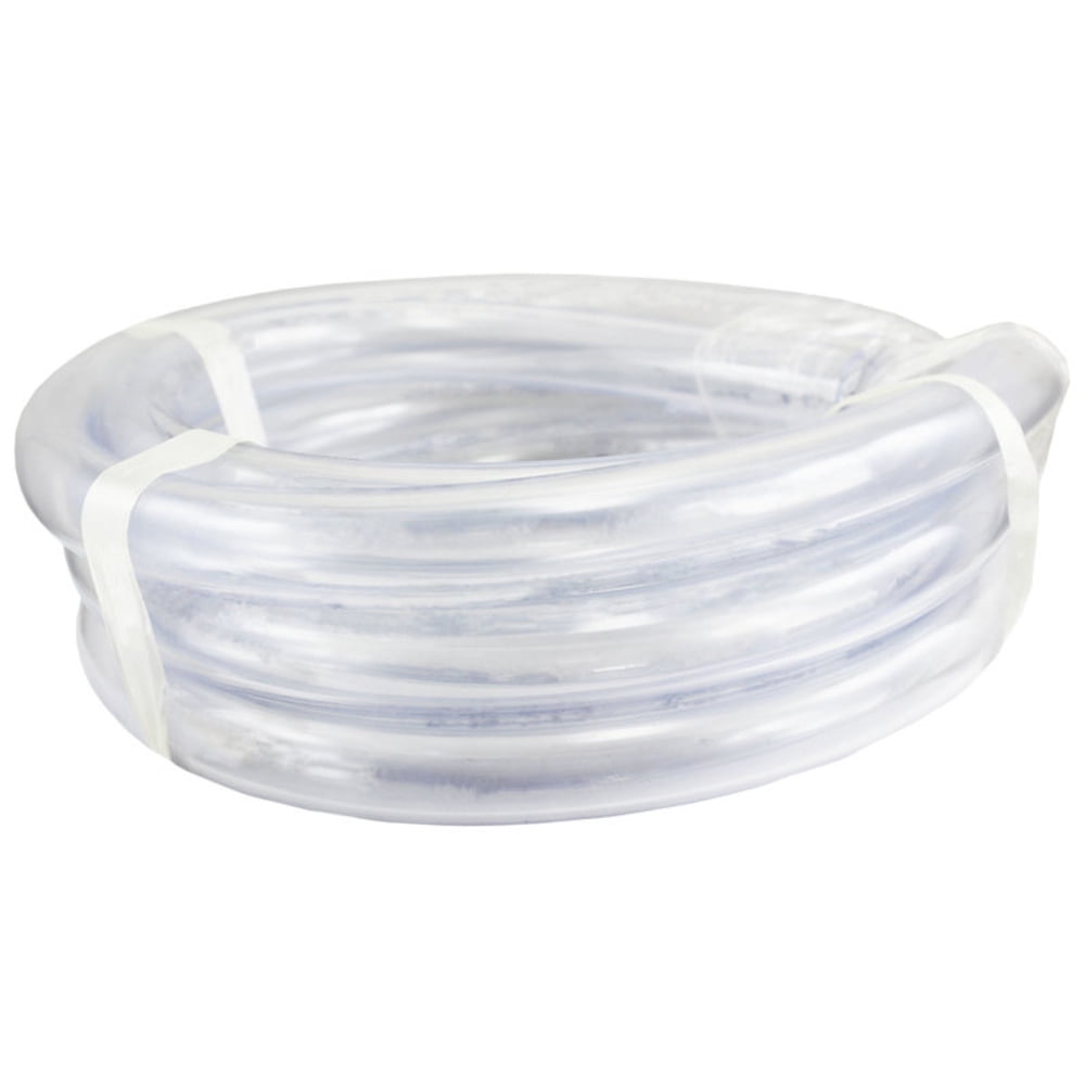 328 Ft x 1/2" ID Low Pressure Clear Flexible PVC Tubing Heavy Duty UV