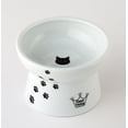 Necoichi Raised Cat Food and Water Bowl Set (Cat)