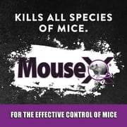 MouseX Rodent Control Bait Trays for Rats and Mice – Poison Free, Pet Safe Indoor and Outdoor Use Pellets 3 oz Trays - 2 Pack