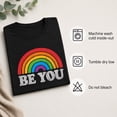 thumbnail image 6 of Be You Rainbow Pride Graphic T-Shirt, Unisex Classic Fit Tee, 6 of 9