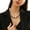 Silver, variant on Trendy Adjustable Choker Necklace with Big Beads Accessory Vintage Chain Adornment Jewelry for Women