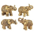 thumbnail image 2 of gsc set of 4 thai elephant collectible statue figurine decoration decor, 2 of 2