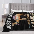 thumbnail image 6 of Camel Blanket Desert Camel Plush Throw Blanket Super Soft Cozy Warm Fleece Camel Bedding Blanket Gifts for Kids Girls Boys Women 40"X50", 6 of 6