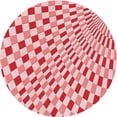 thumbnail image 1 of Ahgly Company Indoor Round Patterned Deep Rose Pink Area Rugs, 8' Round, 1 of 6