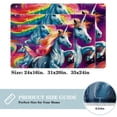 thumbnail image 2 of Unicorn Non-Slip Polyester Floor Rug Office Kitchen Mat, Machine Washable, 2 of 6