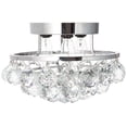 thumbnail image 4 of Elegant Lighting Corona 10" 3 Light Royal Crystal Flush Mount, 4 of 4