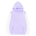 thumbnail image 5 of Ashirexll Oversized Hoodies for Girls Long Sleeve Shirts 3-14 Years Winter Solid Color Velvet Fashion Casual Comfortable Warm Fleece Hooded Sweatshirt, 5 of 6