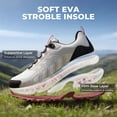 thumbnail image 5 of NORTIV 8 Women's Waterproof Hiking Shoes Lightweight for Walking All Day Comfort Non-Slip Outdoor Trekking Camping Climbing Fashion Sneakers Armadillo FieldLite, 5 of 8