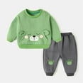 thumbnail image 3 of HIPYLO Christmas Outfits Infant Christmas Outfit Boy White Onesie 12-18 Months Boys 10/12 Clothes 9 Year Old Girl Gifts Small Gift Girls 2t Clothes, Green 18-24 Months, 3 of 3