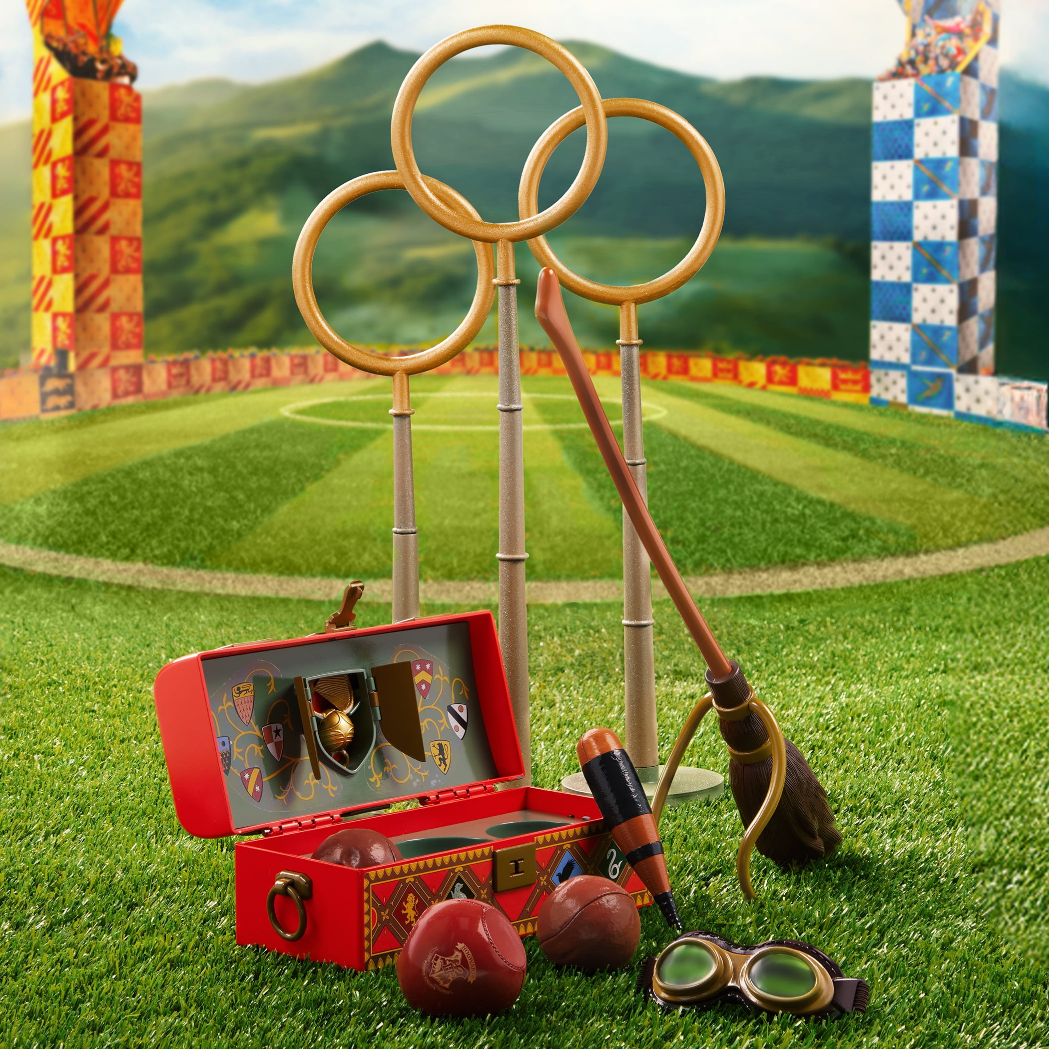 Harry Potter ™ Quidditch ™ Sports Accessories with Golden Snitch ™ for 18inch Dolls Toys Kids 5 Year(图3)