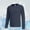 Dark Blue, variant on Zylanna Men's Long Sleeve T-Shirts, Crew Neck Solid Color Stretchy Activewear Casual Tops for Men Sky Blue