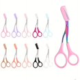 thumbnail image 4 of Eyebrow Trimmer Scissor With Comb Lady Woman Men Hair Removal Grooming Shaping Stainless Steel Eyebrow Remover Makeup Tool, 4 of 5