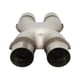 thumbnail image 4 of Tubo de escape de coche X, adaptador de escape doble para coche Tubo de escape de coche Tubo de escape doble para coche Instalación sencilla, 4 of 9
