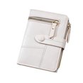 thumbnail image 1 of WomenBifold Short Wallet, PU Leather, Multiple Card Slots, Zipper Coin Pocket, 1 of 8