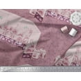 thumbnail image 3 of Soimoi Pink Rayon Fabric & Floral Artistic Print Fabric by Yard 42 Inch Wide, 3 of 3