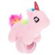 thumbnail image 1 of linda pulsera de unicornio de peluche rosa, 1 of 5