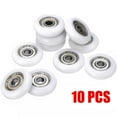 thumbnail image 6 of 10Pcs Replacement Shower Door Roller Runner Wheels 19/23/25Mm Wheel Diameter, 6 of 9