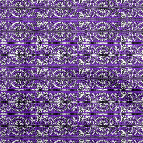 oneOone Polyester Spandex Purplish Blue Fabric Block Fabric For Sewing Printed Craft Fabric By The Yard 56 Inch Wide-KO