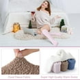 thumbnail image 5 of 4Pairs Thigh Knee High Fuzzy Socks Women Warm Long Winter Sock, 5 of 6