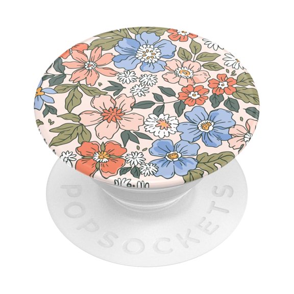 Soporte Adhesivo para Teléfono PopSockets con Diseño de Flor