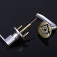 thumbnail image 4 of 1 Set Door Handle Lock Interior Bathroom Three-Bar Spherical Lock with 3 Keys, 4 of 8