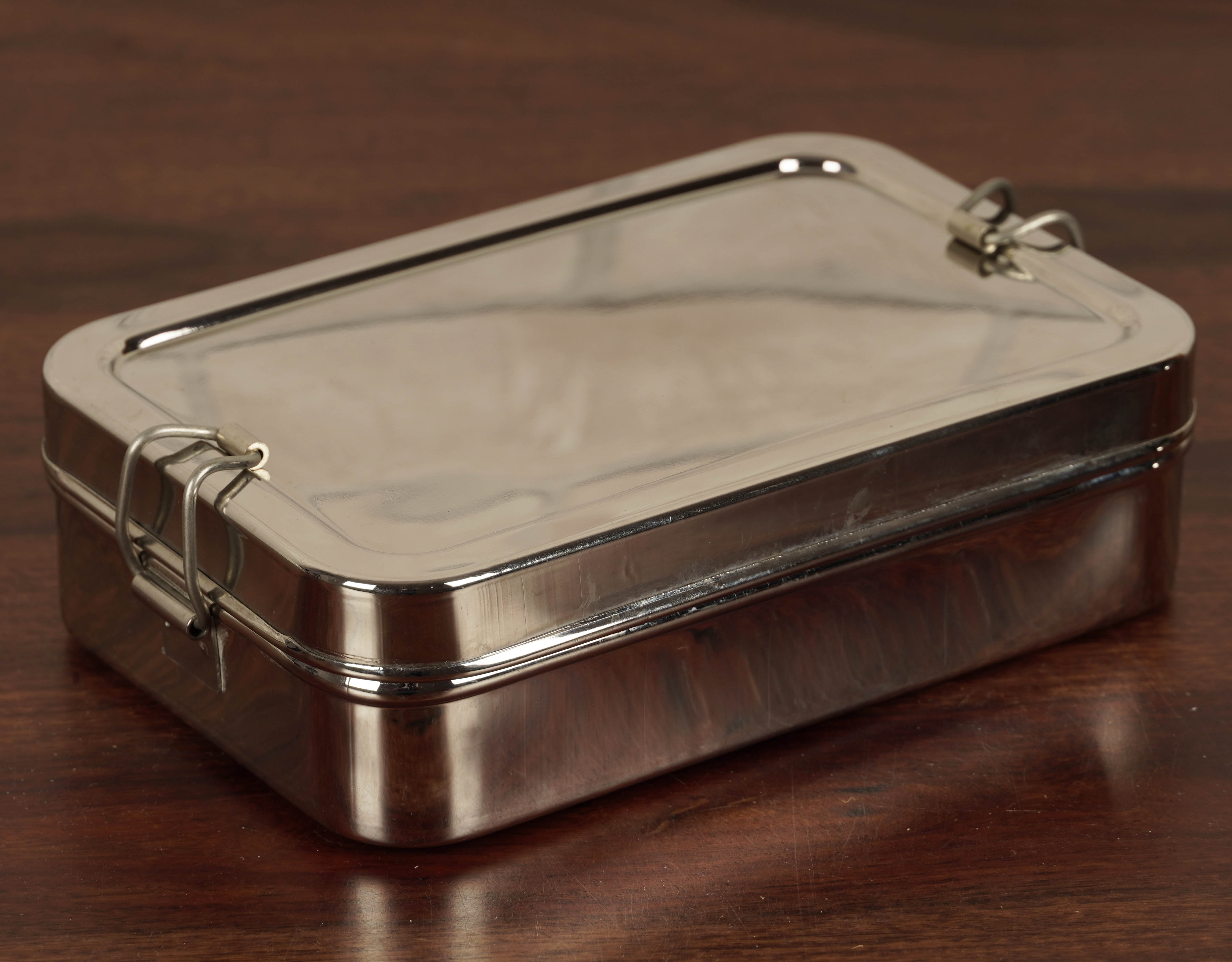 Stainless Steel Lunch Box for School, Office Tiffin – Rectangular