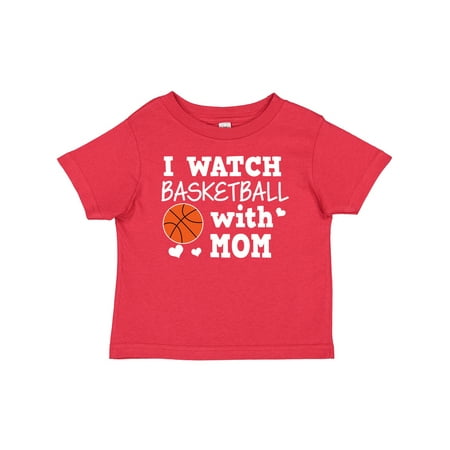 

Inktastic I Watch Basketball with Mom Gift Baby Boy or Baby Girl T-Shirt