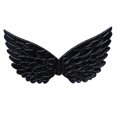 thumbnail image 1 of TheFound Kids Unisex Halloween Costume Prop, Solid Color Wings Devil's Horn Hair Hoop Accessory for Cosplay, 1 of 4