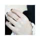 thumbnail image 3 of 1pc S925 Sterling Silver Natural Rose Cut White Crystal Ring, 3 of 5
