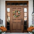 thumbnail image 4 of Northlight Pumpkin Pinecone and Gourd Artificial Fall Harvest Wreath - 24", 4 of 10
