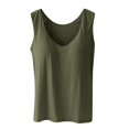 thumbnail image 3 of Aayomet Soutiens-Gorges Légers pour Femmes Grande Taille sous-Vêtement Femmes avec Coussinets de Soutien-Gorge Sans Manches Intérieur Été (Vert, m), 3 of 5