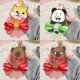 thumbnail image 3 of Funny Hand Press Fan, Mischief Cat Fan Keychain, 3D Rotating Cats Bag Pendant, 3 of 5