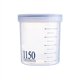 thumbnail image 1 of Transparent Plastic Cereal Storage Bottle for Kitchen Use Premium Quality Food Storage Container 1150ml, 1 of 3