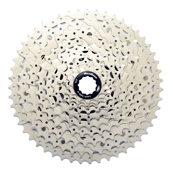 SunRace CSMS3 Cassette à Grand Rapport 11-51T, 10 Vitesses, Argent, XTE2193