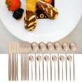 thumbnail image 3 of de cubiertos de cocina portátil, cubiertos de material acero inoxidable para viaje, utensilios de , decoración para en hogar - perfecl cuchara de acero inoxidable, 3 of 8