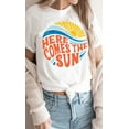 thumbnail image 3 of Here Comes The Sun Circle Graphic Tee T-Shirt PLUS, 3 of 10