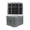 thumbnail image 4 of Caja de almacenamiento para copas de vino Caja de almacenamiento para copas, 4 of 6