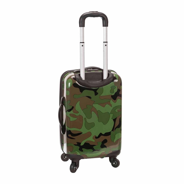 Rockland 20" Hardside Spinner Carry-On Luggage, Green photo 3