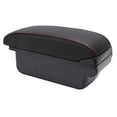 thumbnail image 3 of Armrest Box, PU Leather Wear   Designed Easy Installation Center Console Storage Box Perfect Fit  For Car, 3 of 8