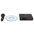 thumbnail image 1 of Tarjeta de sonido 5.1 Audio 4 canales Divisor estéreo SPDIF Convertidor Plug and Play USB negro, 1 of 7