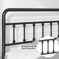 thumbnail image 3 of Jopath Full Size Metal Bed Frame, Platform Bed with Headboard Structurally Stable Under Bed Storage for Teens Adults Black, 3 of 6