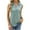 Mint Green, variant on loopsun Plus Size Tops for Womens,Womens Summer Tops,Women's Fashion Casual Summer Solid V-neck Strappy Top Loose Blouses Sky Blue M
